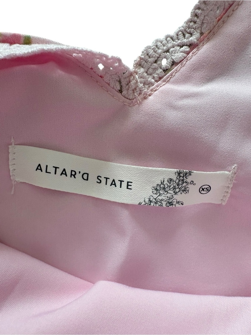 Altar'd State Pink Floral Mini Dress - Picture 8 of 14